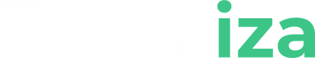 logotipo eventiza azul e verde